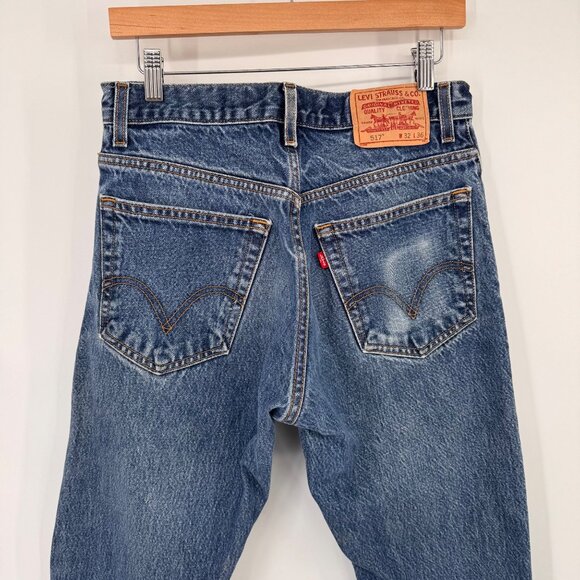 Levis 517 Boot Cut Jeans 32x36 Blue Denim Mens Classic Style - Picture 15 of 15